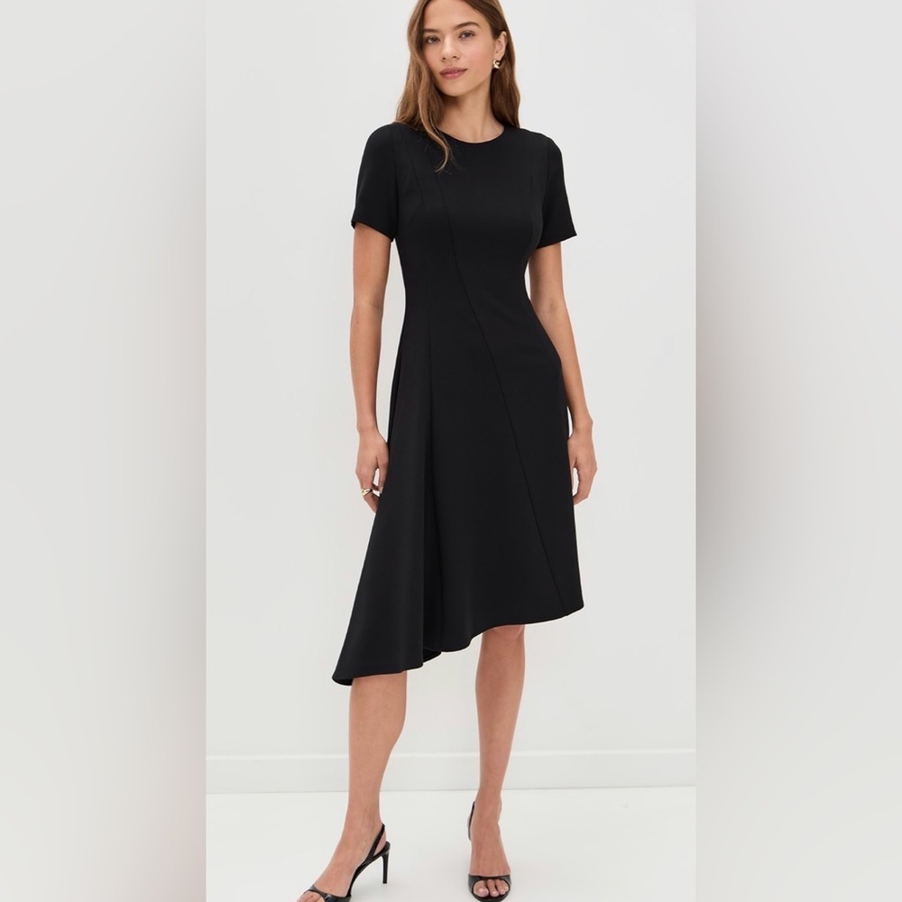 Black Halo Olcay Asymmetrical Dress   sz 6